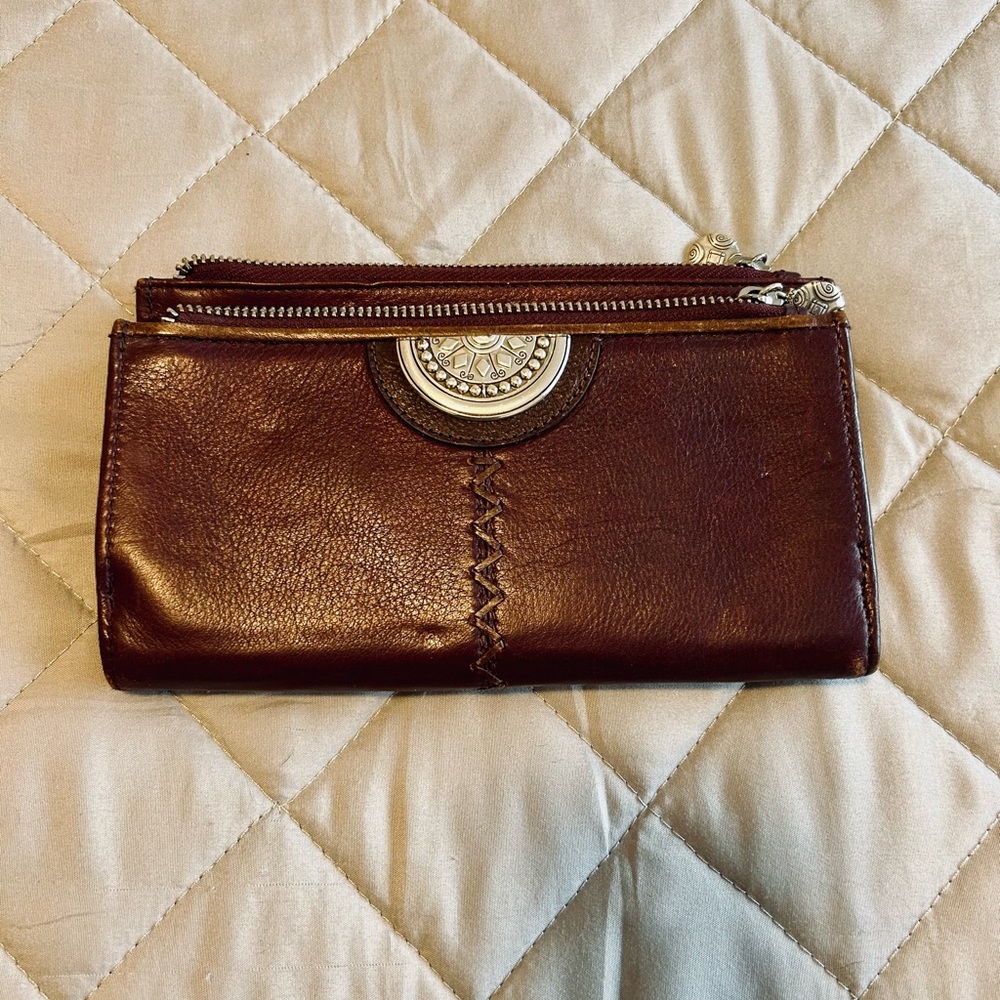 Brighton genuine leather clutch/wallet.
